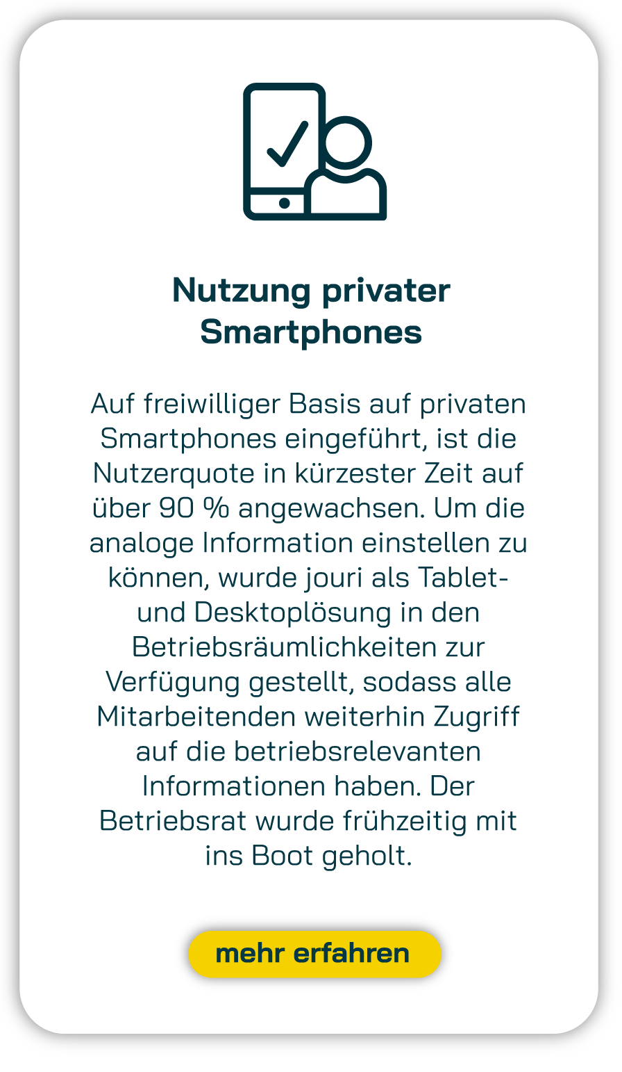 Nutzung privater Endgeräte